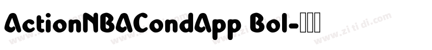 ActionNBACondApp Bol字体转换